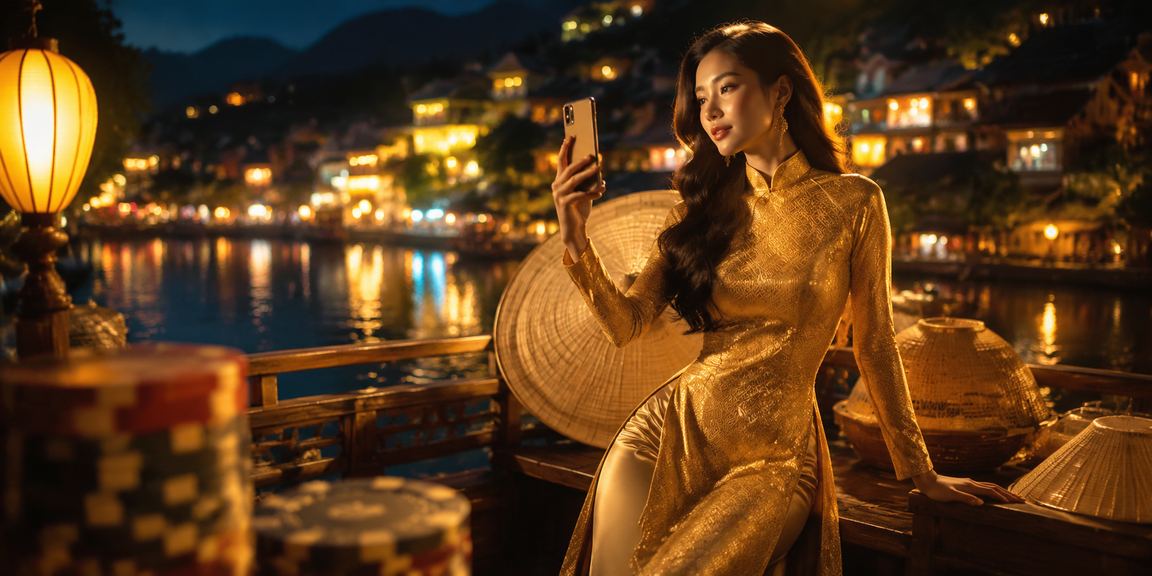 Người dùng tại Sa Pa theo dõi hạng VIP và điểm tích lũy trên điện thoại di động trong chuyến đi